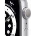 Apple Watch Series 6 GPS, 44 mm Gümüş Rengi Alüminyum Kasa ve Beyaz Spor Kordon Teşhir