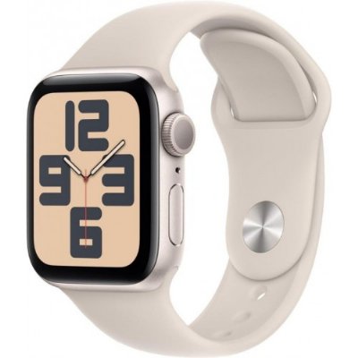 Apple Watch SE 2 2023 GPS 40mm Yıldız Işığı Alüminyum Kasa ve Spor Kordon Akıllı Saat - Teşhir 