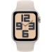 Apple Watch SE 2 2023 GPS 40mm Yıldız Işığı Alüminyum Kasa ve Spor Kordon Akıllı Saat - Teşhir 