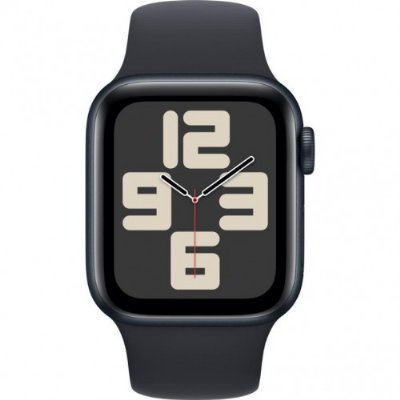 Apple Watch SE 2 2023 GPS 40mm Gece Yarısı Alüminyum Kasa ve Spor Kordon Akıllı Saat Teşhir