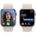 Apple Watch Series 9 GPS 45mm Yıldız Işığı Alüminyum Kasa ve Yıldız Işığı Spor Kordon Akıllı Saat Teşhir