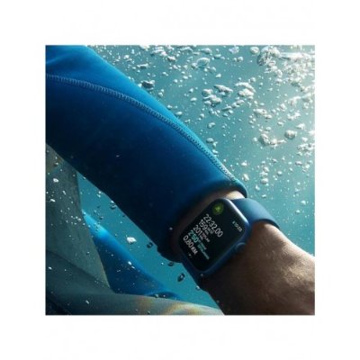 Apple Watch Series 7 Nike GPS 41mm Gece Yarısı Alüminyum Kasa ve Nike Spor Kordon Akıllı Saat Teşhir