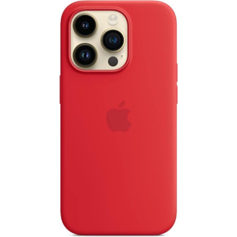 Apple iPhone 14 Pro MagSafe Özellikli Silikon Kılıf Kırmızı MPTG3ZM/A Teşhir