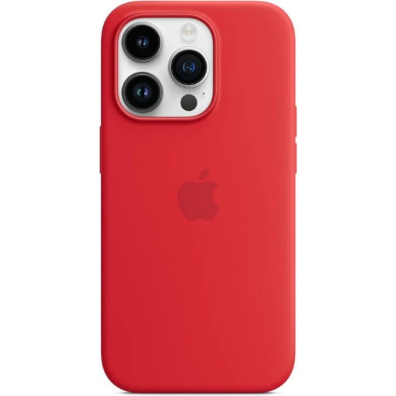 Apple iPhone 14 Pro MagSafe Özellikli Silikon Kılıf Kırmızı MPTG3ZM/A Teşhir