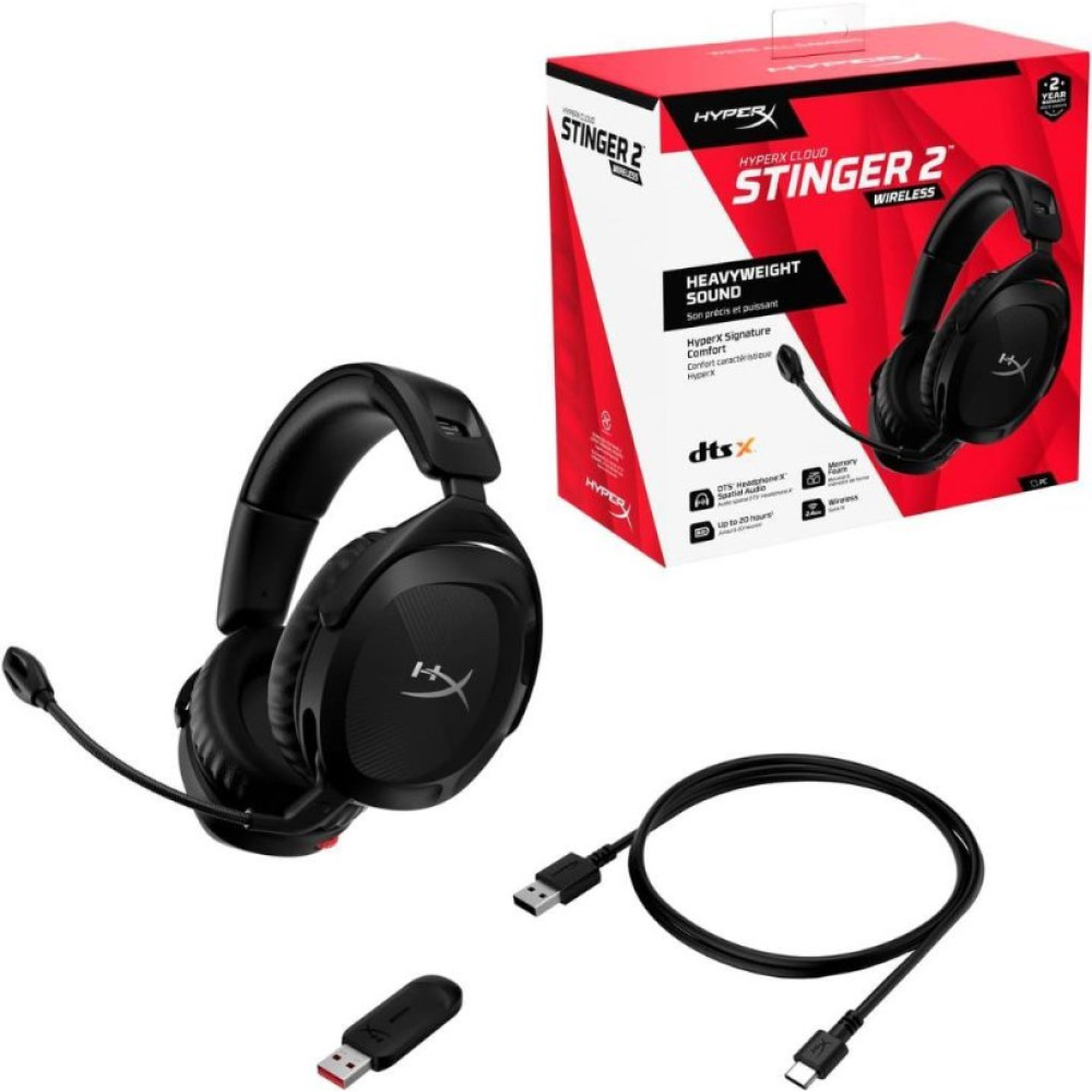 HyperX Cloud Stinger 2 Wireless Mikrofonlu Oyuncu Kulaklığı Teşhir