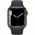 Apple Watch Series 7 GPS + Cellular 41mm Gece Yarısı Alüminyum Kasa ve Spor Kordon Akıllı Saat - TEŞHİR