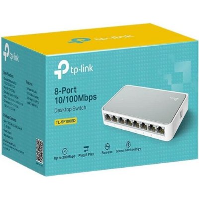 2Direct LogiLink Fast Ethernet masaüstü switch 8-Port Switch Fast 8 x RJ45 10/100