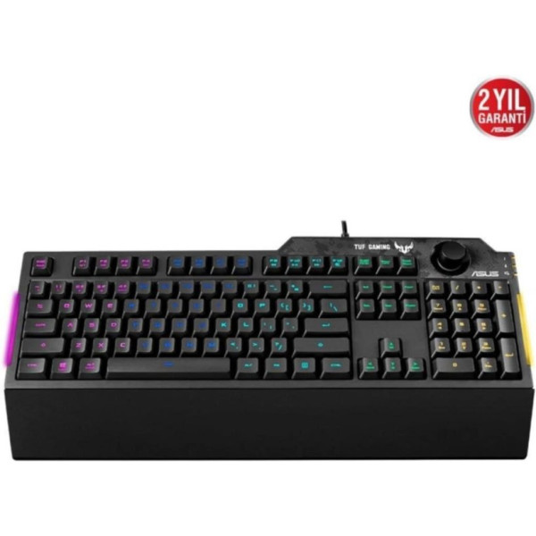 Asus TUF Gaming K1 RGB Kablolu Oyuncu Klavyesi Teşhir