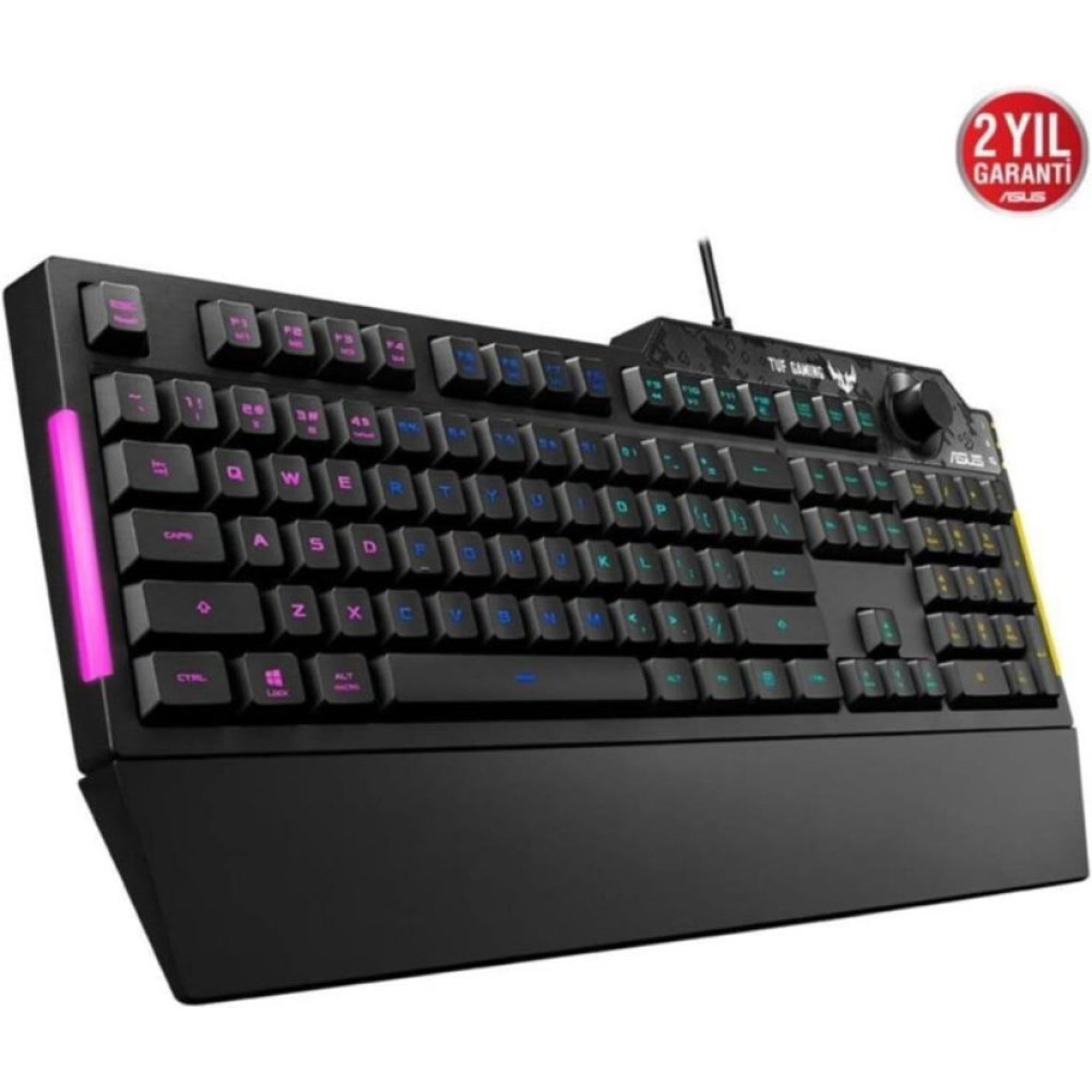 Asus TUF Gaming K1 RGB Kablolu Oyuncu Klavyesi Teşhir