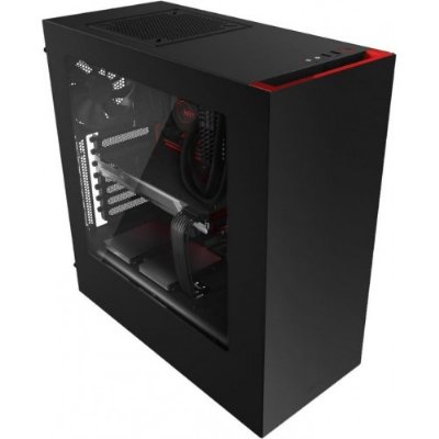 Nzxt CA-S340MB-GR Siyah/Red Mid Tower Kasa Teşhir