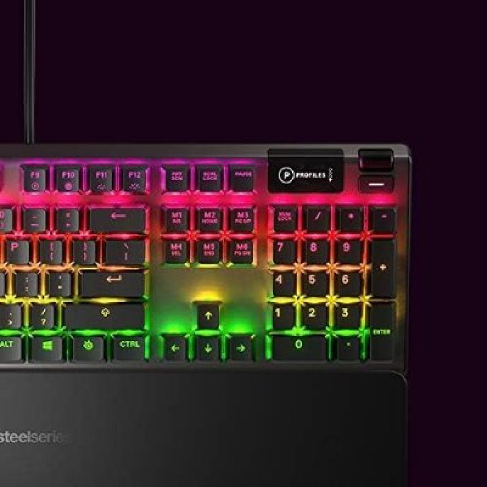 SteelSeries Apex 5 Hibrit RGB Blue Switch Kablolu Mekanik Oyuncu Klavyesi Teşhir
