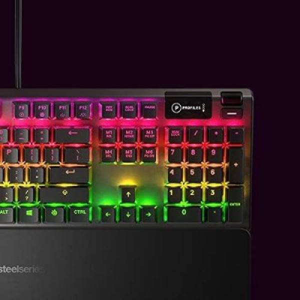 SteelSeries Apex 5 Hibrit RGB Blue Switch Kablolu Mekanik Oyuncu Klavyesi Teşhir