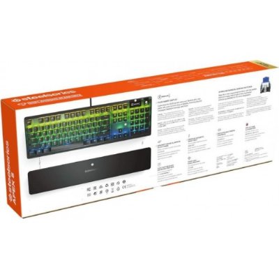 SteelSeries Apex 5 Hibrit RGB Blue Switch Kablolu Mekanik Oyuncu Klavyesi Teşhir