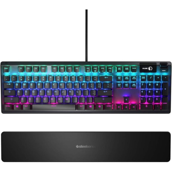 SteelSeries Apex 5 Hibrit RGB Blue Switch Kablolu Mekanik Oyuncu Klavyesi Teşhir
