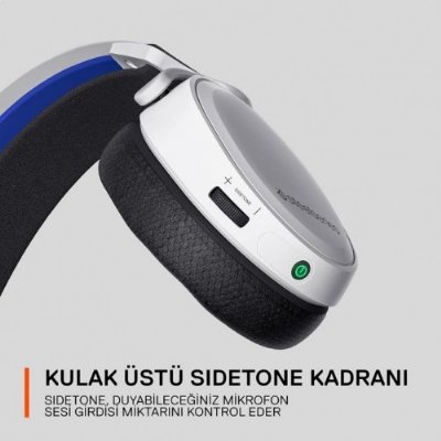 SteelSeries Arctis 7P Plus Wireless Mikrofonlu Kulak Üstü Oyuncu Kulaklığı Teşhir