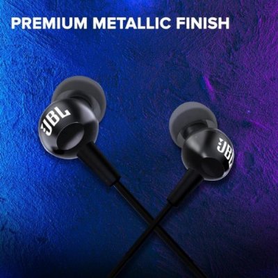 JBL C100SI Siyah Kablolu Mikrofonlu Kulak İçi Kulaklık Outlet