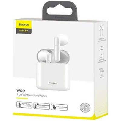 Baseus Encok W09 TWS Kulak İçi Bluetooth Kulaklık Beyaz - Teşhir