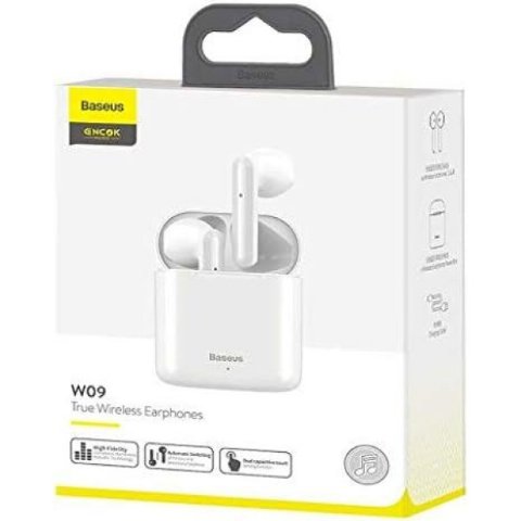 Baseus Encok W09 TWS Kulak İçi Bluetooth Kulaklık Beyaz - Teşhir