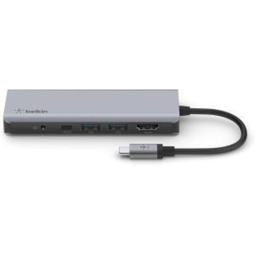 7'si 1 Arada Çok Bağlantı Noktalı USB C Hub (4k Hdmı, Usb-C, 2 x USB A, 3,5 mm Ses, Sd 3.0 Yuvası Için Micro-Sd 3.0 Ile)), AVC009BTSGY Teşhir