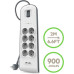 Belkin BSV804VF2M 900 Joule 2 USB'li 8'li 2 m Akım Korumalı Priz Teşhir