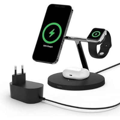 Belkin Boost Charge Pro WIZ009VF 3in1 Hızlı Kablosuz Şarj Aleti Teşhir
