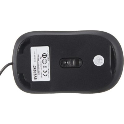 Everest SM-215 Siyah Optik Kablolu Mouse-TEŞHİR