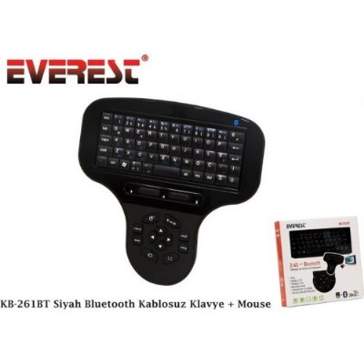 Everest KB-261T Kablosuz Klavye Mouse Seti Teşhir