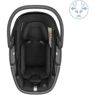 Maxi-Cosi Coral 360 Essential Black 0-1sc2 kg Oto Koltuğu - Outlet