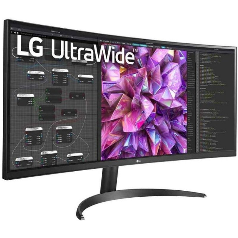 LG UltraWide 34WQ60C-B 34" 5 ms QHD Curved IPS Oyuncu Monitörü Teşhir