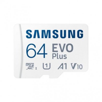 Samsung Evo Plus MB-MC64KA/TR Class 10 UHS-I U1 A2 V10 64 GB Micro SD Kart Kutusuz