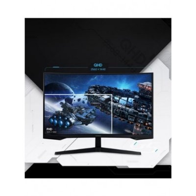 Samsung Odyssey G5 G55C LS27CG552EUXUF 27" 1 ms 2K Curved 165 Hz Oyuncu Monitörü - Teşhir
