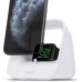 Spigen Stand S316 2in1 iPhone & Apple Watch ile Uyumlu Stand Dock Şarj Ünitesi Soft White Outlet