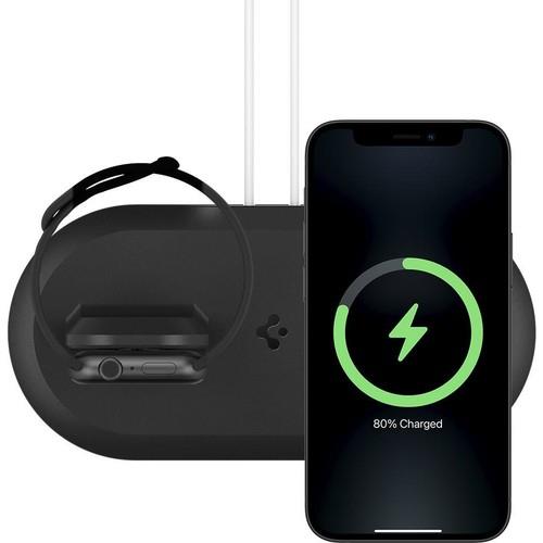 Spigen MagFit Duo 2in1 MagSafe&Apple Watch Uyumlu Stand Dock Ünitesi Outlet