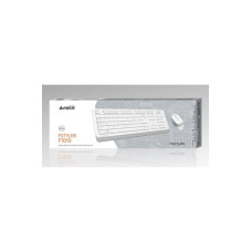 A4 Tech F1010 Beyaz Kablolu Klavye Mouse Seti Outlet