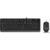 A4 Tech F1010 Kablolu Klavye Mouse Seti 5Lİ PAKET - Outlet