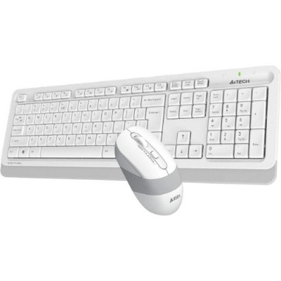 A4 Tech FG1010 Beyaz Q Kablosuz Klavye Mouse Seti Outlet
