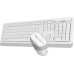 A4 Tech FG1010 Beyaz Q Kablosuz Klavye Mouse Seti Outlet