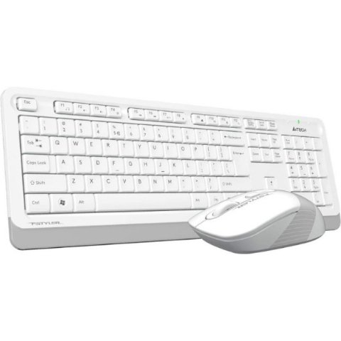 A4 Tech FG1010 Beyaz Q Kablosuz Klavye Mouse Seti Teşhir