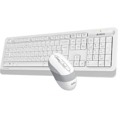 A4 Tech FG1010 Beyaz Q Kablosuz Klavye Mouse Seti Teşhir
