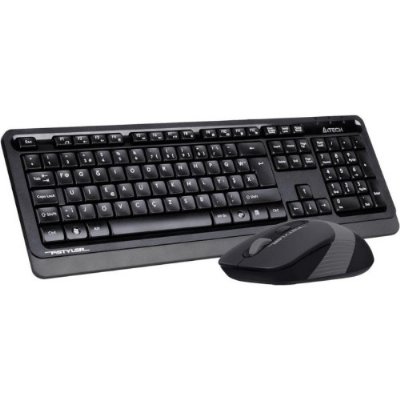 A4 Tech FG1010 Siyah-Gri Q Kablosuz Klavye Mouse Seti Teşhir