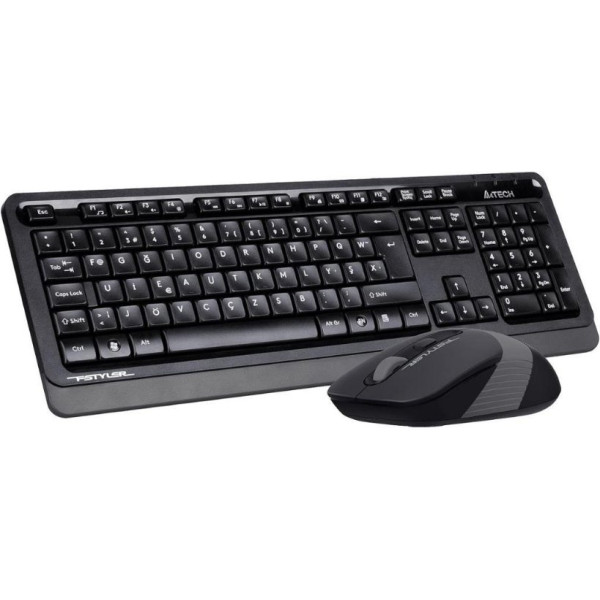 A4 Tech FG1010 Siyah-Gri Q Kablosuz Klavye Mouse Seti T...