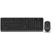 A4 Tech FG1010 Siyah-Gri Q Kablosuz Klavye Mouse Seti Teşhir