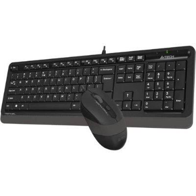 A4 Tech F1010 Siyah-Gri Kablolu Klavye Mouse Seti