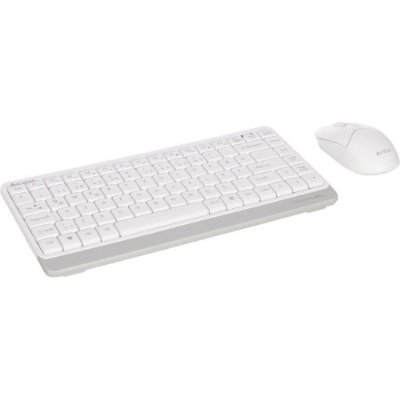 A4 Tech FG1112 Beyaz Mini TKL Kablosuz Klavye Mouse Seti Outlet