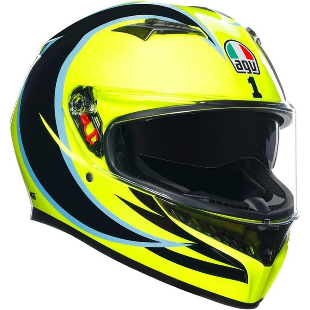 AGV K3 Motosiklet Kaskı Kapalı Kask Rossi WT Phillip İsland 2005 Small Outlet