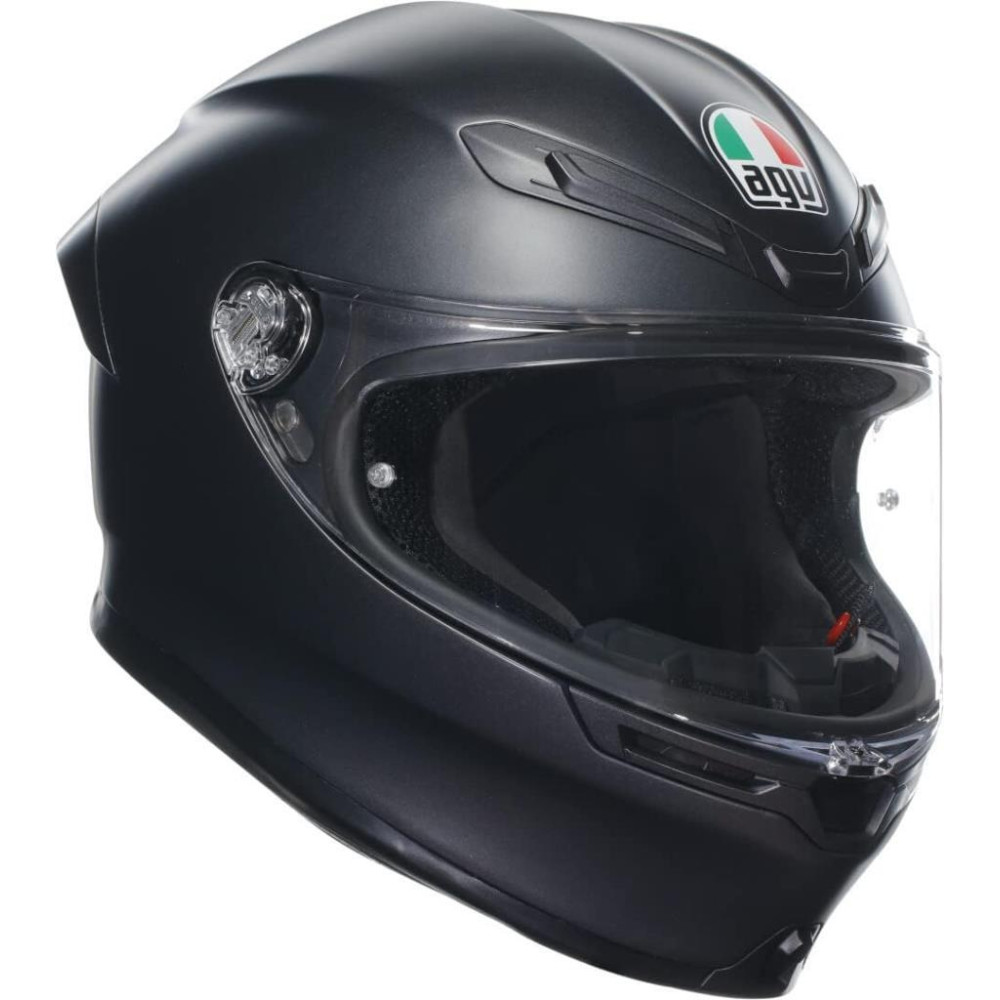 AGV K6 S Motosiklet Kaskı Solid Kapalı Kask Matt Black XS Outlet