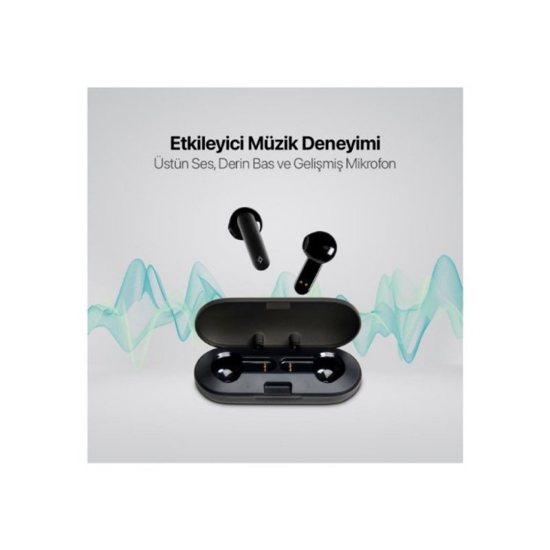 Ttec AirBeat Icon TWS Siyah Kulak İçi Bluetooth Kulaklık Teşhir