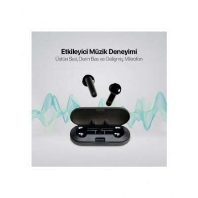 Ttec AirBeat Icon TWS Siyah Kulak İçi Bluetooth Kulaklık Teşhir