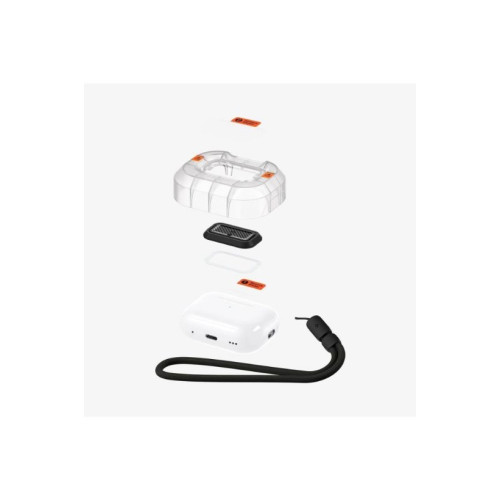 Spigen AirPods Pro / Pro (2. nesil) Koruma Kilidi Lock Fit M Carbon Outlet