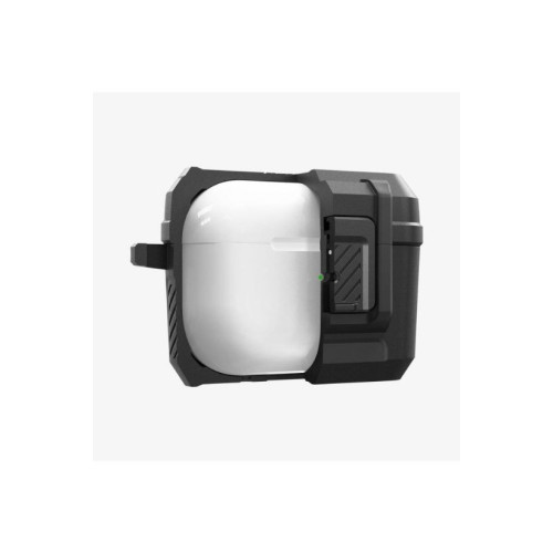 Spigen AirPods Pro (2.Nesil) Kılıf, Spigen Lock Fit Matte Black Outlet